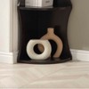 NicBex Corner Bookshelf 5 Tier Rounded Shelf Fronts Compact Bookcase for Small Spaces Living Room Bedroom Storage - 4 of 4