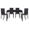 Sapphtopaz Dining Table Kitchen Table Rectangular Dining Table Dining Room Table for 6 with Sturdy Frame for Kitchen, Dining Room - 3 of 4