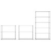 NicBex 1PC/2PCS 3 Tier Wire Shelving Unit,1050LB Height Adjustable Metal Garage Storage Shelves,Heavy Duty Storage Rack for Warehouses,Kitchens,Garage - 2 of 4