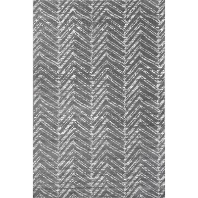 Image of nuLOOM Geometric Rosanne Area Rug 8x10, Dark Grey