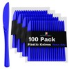 Exquisite Heavy Duty Solid Color Disposable Plastic Knives - 100 Ct. - 2 of 4
