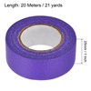 Unique Bargains Strong Adhesion No Sticky Residue DIY Crafts Masking Tapes 1" x 21 Yards 3 Pcs - 2 of 4