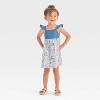 OshKosh B'gosh Toddler Girls' Paisley Printed Dress - Blue - 3 of 3