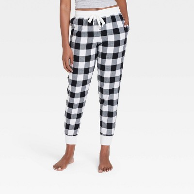 women's plaid pajama jogger pants