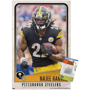 Trends International NFL Pittsburgh Steelers - Najee Harris 22 Unframed Wall Poster Prints - 1 of 4