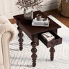 Bella Depot Retro 3-Piece Solid Wood Coffee Table Set with Storage Drawer, Vintage Design for Living Room and Office Decor - 4 of 4