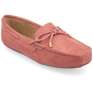 Journee Collection Womens Thatch Comfort Insole Slip On Round Toe Loafer Flats - 1 of 4