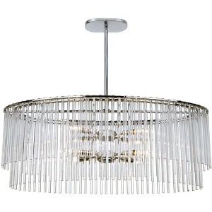 Crystorama Lighting Bleecker 8 - Light Chandelier in  Polished Chrome - 1 of 1