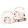 Blue Panda 24 Pack 1st Birthday Floral Gable Gift Boxes for First Birthday Party Favors and Decorations, 6.2 x 3.6 x 3.3 In - 4 of 4