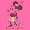 Girl's Mickey & Friends Retro Minnie Rainbow Tie-Dye Crop Top T-Shirt - 2 of 3