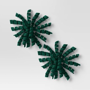 2ct Christmas Humble Cheer Premium Curl Swirl Green - Wondershop™ - 1 of 3