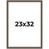 PosterPalooza | Photo Size Sculpted Silver Picture Frame - UV Acrylic, Foam Board Backing, Hanging Hardware - 2 of 4