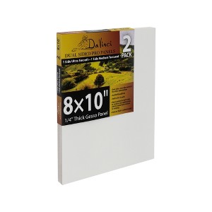 Jerry's Artarama Da Vinci Dual Sided Pro Panel Board - Pack, 6mm Deep Panels for Painting - Archival, Acid-Free Art Supplies - Ultra-Smooth & Medium - 1 of 4