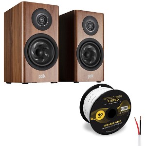 Polk Audio Reserve R100 Bookshelf Speaker Pair with Speaker Wire - 1 of 4