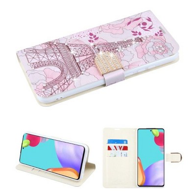 MyBat MyJacket Wallet Diamond Series Compatible With Samsung Galaxy A52 5G - Eiffel Tower