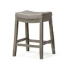 Maven Lane Sophia Backless Vegan Leather Counter Height Bar Stool - 2 of 4