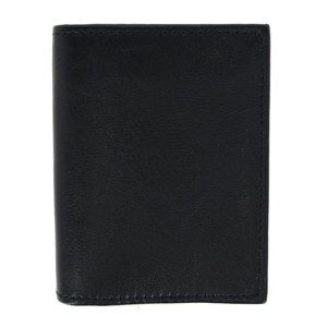 CTM Men's Lambskin Bifold Wallet with Center Flap - 1 of 4