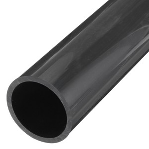 Unique Bargains High Impact Water Plumb Cable Sleeve PVC Rigid Round Pipes 20" Length - 1 of 4
