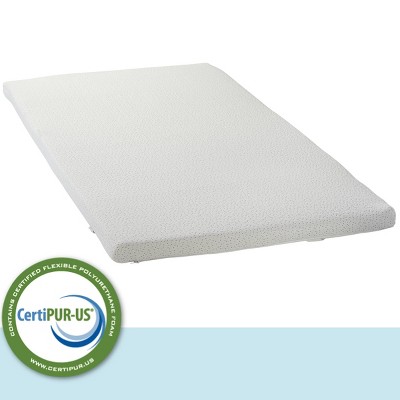 3-Inch Gel-Infused Memory Foam Mattress Topper with Added Ventilated Removable Washable Bamboo Cooling Cover and Corner Straps - King