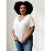 ABLE Women's Meghan Drapey V-Neck Tee - 3 of 4