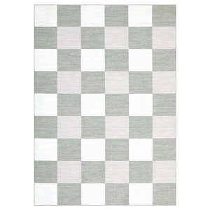 Washable Non Slip Modern Geometric Area Rugs, Indoor Contemporary Floor Carpet for Home Office - 1 of 4