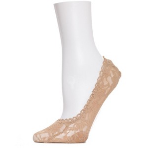 Memoi Pretty Daisy No Show Liner Socks - 1 of 1