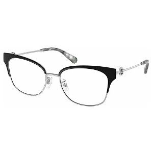 Tory Burch TY 1089 3274 Womens Cat-Eye Eyeglasses Silver/Black 52mm - 1 of 1