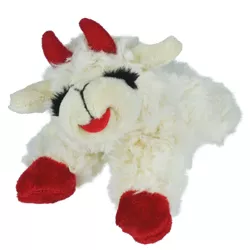 Multipet Lamb Chop Devil with Horns Dog Toy - 6"
