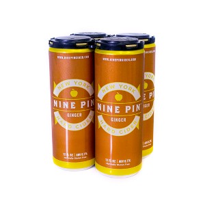 Nine Pin Ginger Cider - 4pk/16 fl oz Cans - 1 of 2