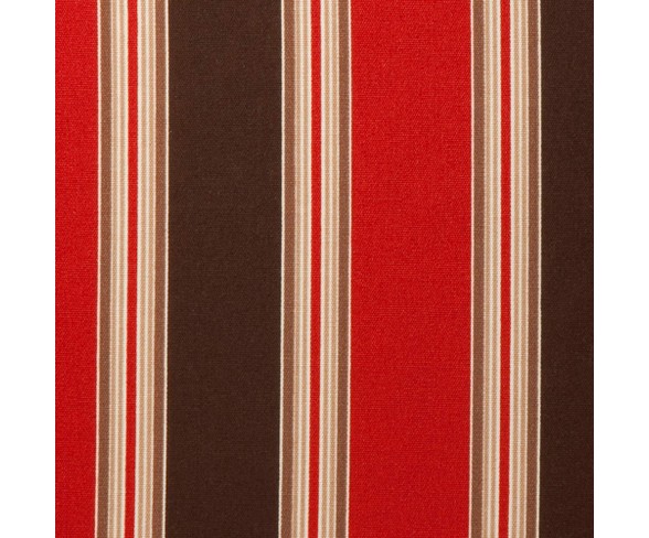 Rolston 2pc Outdoor Seat & Back Replacement Chair/Loveseat Cushion Set Red Stripe - Grand Basket