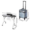 Byootique Manicure Table Nail Desk & Rolling Makeup Train Case Kit - 4 of 4