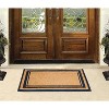 A1HC Coir & Rubber Door Mat 30"x48", Heavy Duty Front Porch Mat, Plain Classic Border Design - 2 of 4