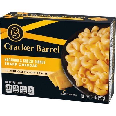 Cracker Barrel Sharp Cheddar Mac And Cheese Dinner - 14oz : Target