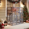 AZL1 Life Concept Pet Crates and Houses Super-Large Outdoor Wooden Cat Catio with Insulated, Sun Panel Roof, Rainproof Cover, Gray, 32.3"*62.6"*70.1" - 2 of 4