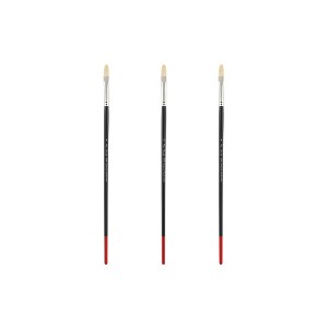 Creative Mark Powercryl Ultimate Acrylic Paint Brushes - Filbert Assorted Sets of 3, Artist Paint Brushes, 3 Diameters of Synthetic Hair Filament, - 1 of 4