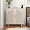 Vynxaria Decorative Storage Cabinets - Elegant Vanity Tables in Black/Beige - 3 of 4