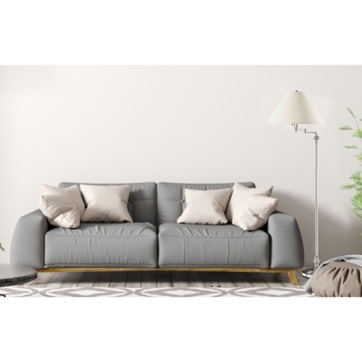 Transitional Bronze Swing Arm Floor Lamp with Empire Shade