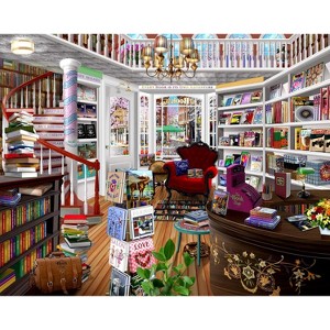 Sunsout The Book Shop 1000 pc   Jigsaw Puzzle 31534 - 1 of 4
