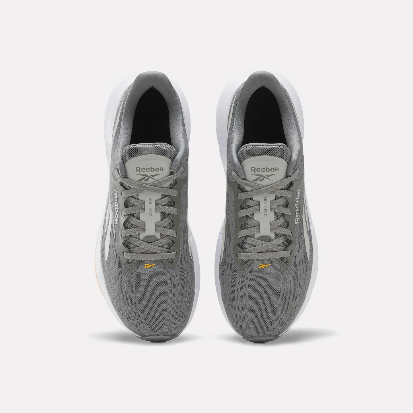 Мужские кроссовки Reebok Zignition Running Shoes Size 10.5 GREY/WHITE, цвет: Серый — фото 2