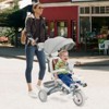 7-in-1 Foldable Baby Tricycle with Safety Harness & Adjustable Push Handle, Toddler Trike with Storage Basket and Cup Holder for 1-5 Year Old - 2 of 4