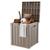 MAYEERTY 50 Gallon Large Capacity Outdoor Deck Box for Patio Furniture Cushions, Pillow with Wheels - 2 of 4