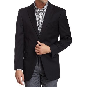Adam Baker Men's 520215/8-100% Wool Ultra Slim Fit Sport Coat - Solid Navy - 46L - 1 of 1