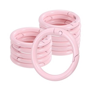 Unique Bargains Metal Spring O Rings Zinc Alloy Durable Multipurpose Lightweight Buckle - 1 of 4
