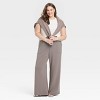 Women's Mid-Rise Sandwash Pull-On Knit Leisure Utility Pants - A New Day™ - 3 of 3