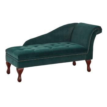Storage Chaise Emerald Green - Buylateral