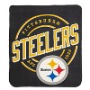 NFL Pittsburgh Steelers Fleece Throw Blanket, 50" x 60" - 3 of 4