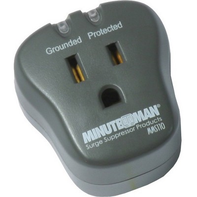 Minuteman MMS Series Single Outlet Surge Suppressor - Receptacles: 1