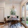LLHZSY 12-Lights 31 1/2" Modern Glam Crystal and Metal Sputnik Chandelier- Gold - 3 of 4