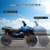 12V Ride On ATV for Kids Electric Four Wheeler for Toddlers Ages 3-8, Battery Powered Quad with Remote Control, LED Lights - 2 of 4