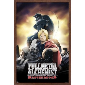 Trends International Fullmetal Alchemist: Brotherhood - Key Art 1 Framed Wall Poster Prints - 1 of 4